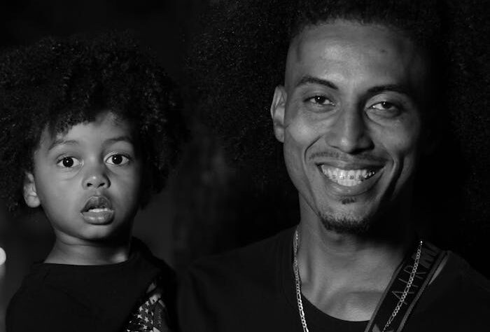 Free stock photo of black guy, father and child